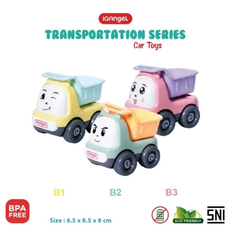 IQ Angel Car Toys / Mobil Mainan Anak / Mainan Edukasi Bayi / Mainan Mobil / Mainan Motorik Anak