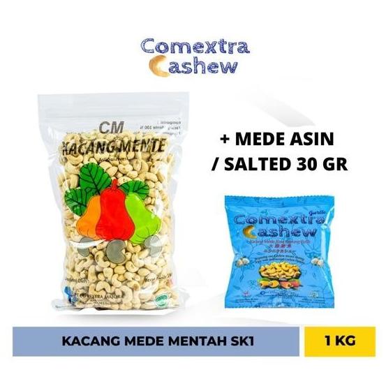 

Kacang Mede Mentah Utuh Sk1 1Kg - Sulawesi Cashew Kacang Mente / Mete Olshoppanda_