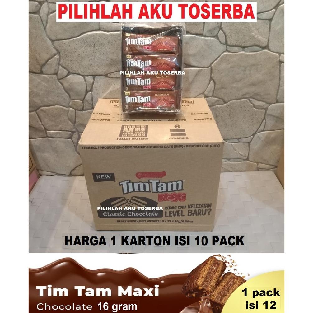 

Tim Tam Maxi Classic Chocolate 16 Gram, ( Harga 1 Karton Isi 10 Pack ) Olshoppanda_