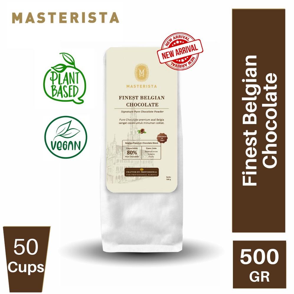 

Masterista Finest Belgian Chocolate Powder 500Gr / 80% Pure Chocolate Olshoppanda_