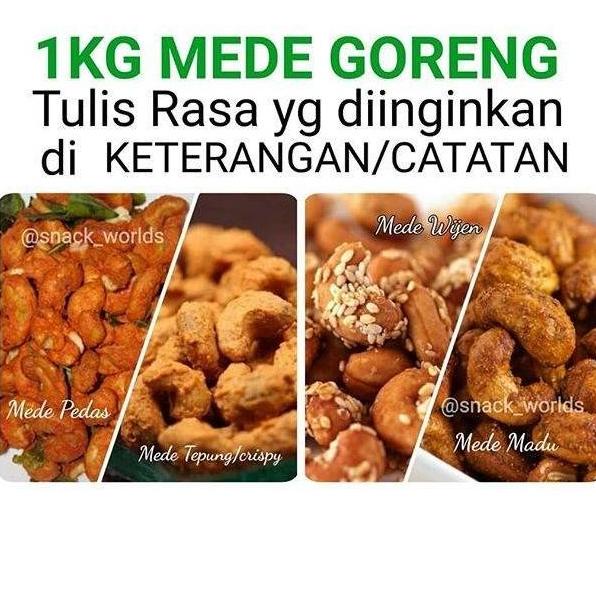 

1Kg Mede Goreng ( Kacang Monyet Mete ) Pilih Rasa Madu - Pedas Olshoppanda_
