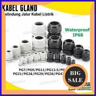 Cable Gland / Kabel Gland PG7 3.5~6mm PG9 PG11 PG13.5 PG16 PG19 PG21 tools n parts 29M4R23