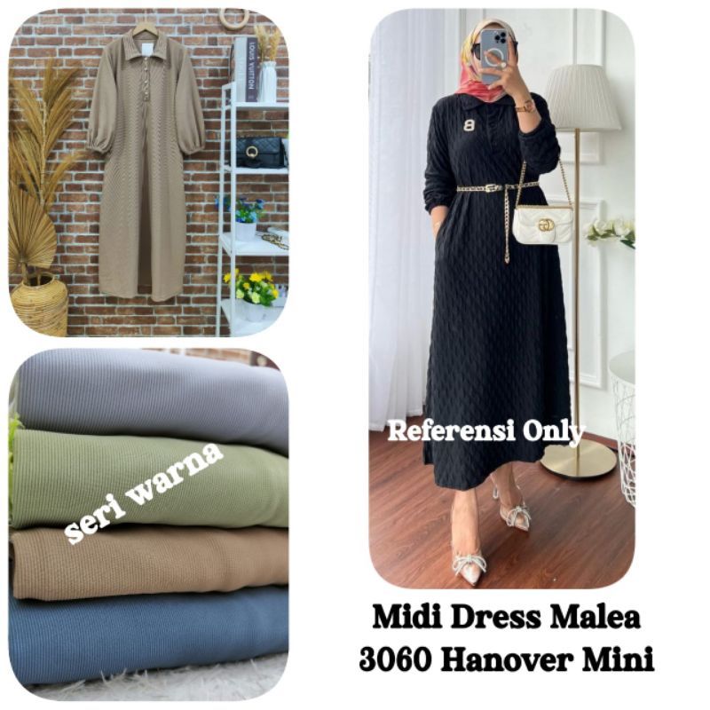 CLARKE| 3060 MIDI DRESS MALEA | NAIRA DRESS