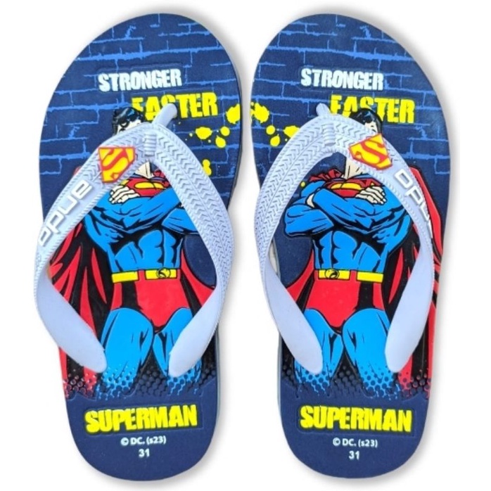 SANDAL ANAK JEPIT ANDO SUPERMAN UKURAN