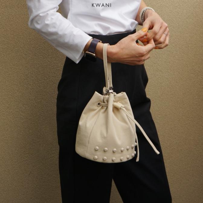 Kwani 3 Ways Studs Bucket Bag