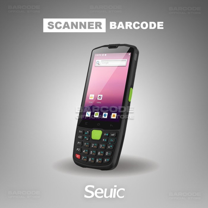 Mobile Barcode Scanner SEUIC AUTOID Q9 PDT Android 1D 2D PDA Wifi NFC