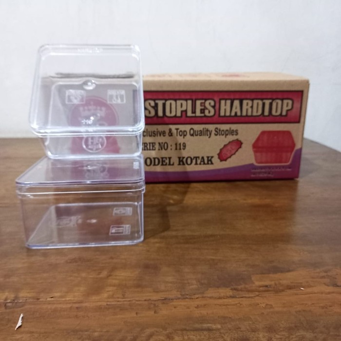 Toples Kue Kering Plastik Hardtop 119/ Kotak - 250 Gr