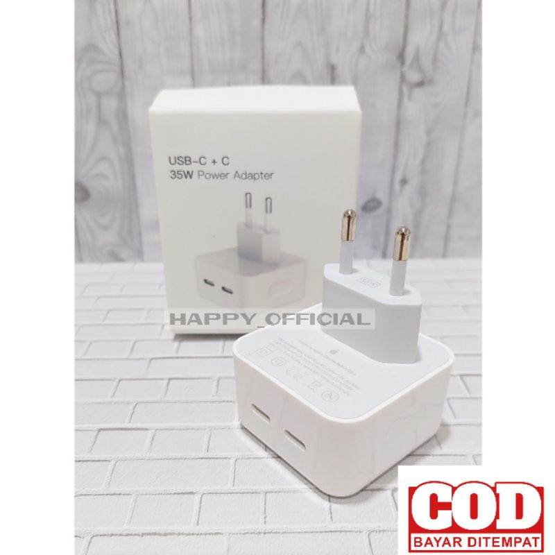 Adapter/Batok I0S 35Watt Dual Usb C to Lightning