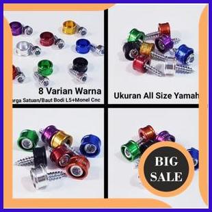 BAUT BODI MOTOR YAMAHA/BAUT SEKRUP BODY MOTOR YAMAHA+RING MONEL WARNA tools n parts 29M4R23