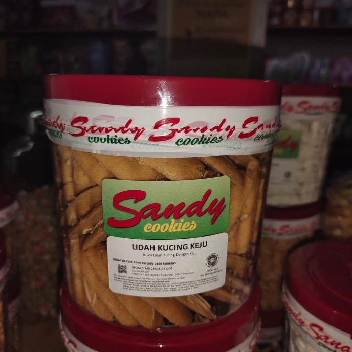 Sandy Cookies Lidah Almond Keju Kue Lebaran