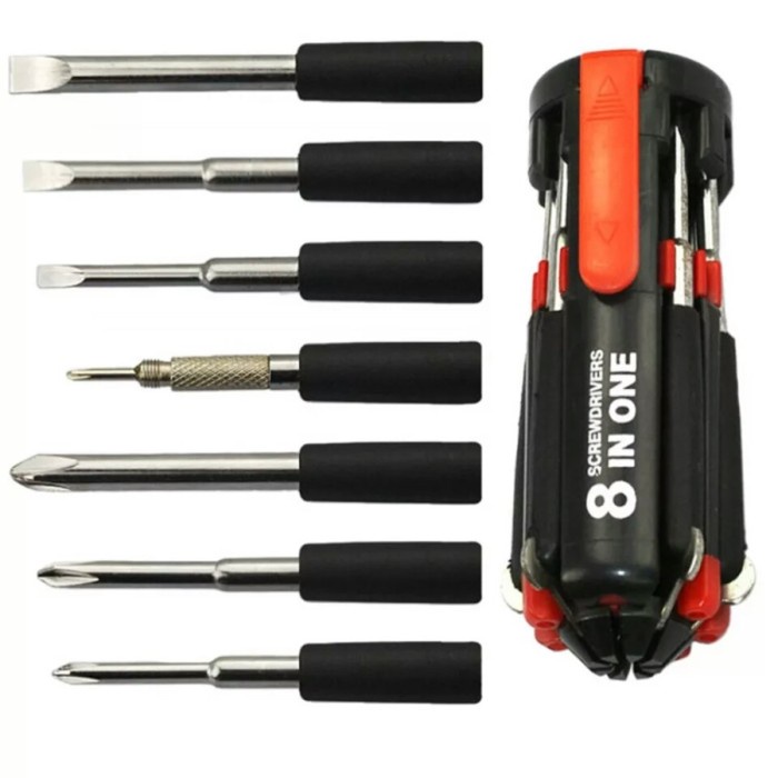 FMFIT AOGA SOLUS 8 IN 1 Set Obeng Multifungsi Screwdriver Tools