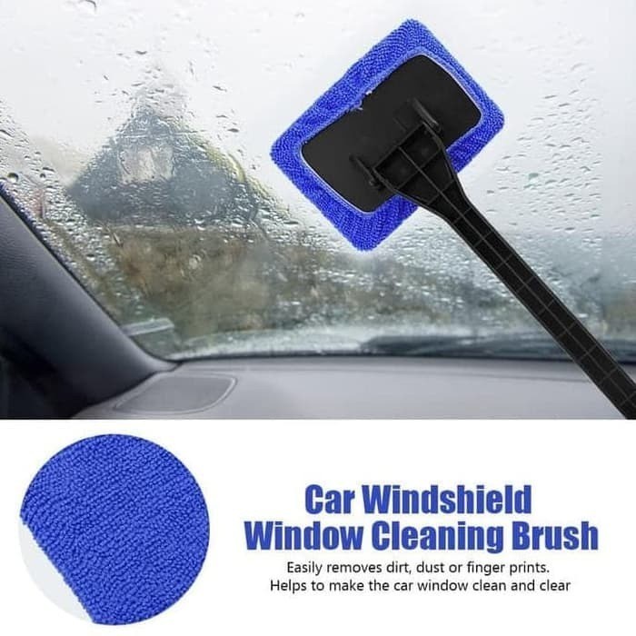 FMFIT car windshield cleaner brush kit Tongkat Sikat Lap Pembersih Kaca Mobi