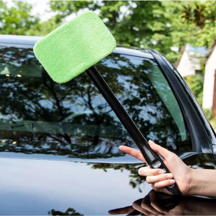 FMFIT car windshield cleaner brush kit Tongkat Sikat Lap Pembersih Kaca Mobi