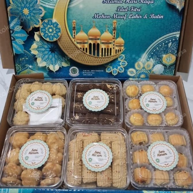 

Paket Kue Kering 6 Toples Edisi Lebaran Idul Fitri
