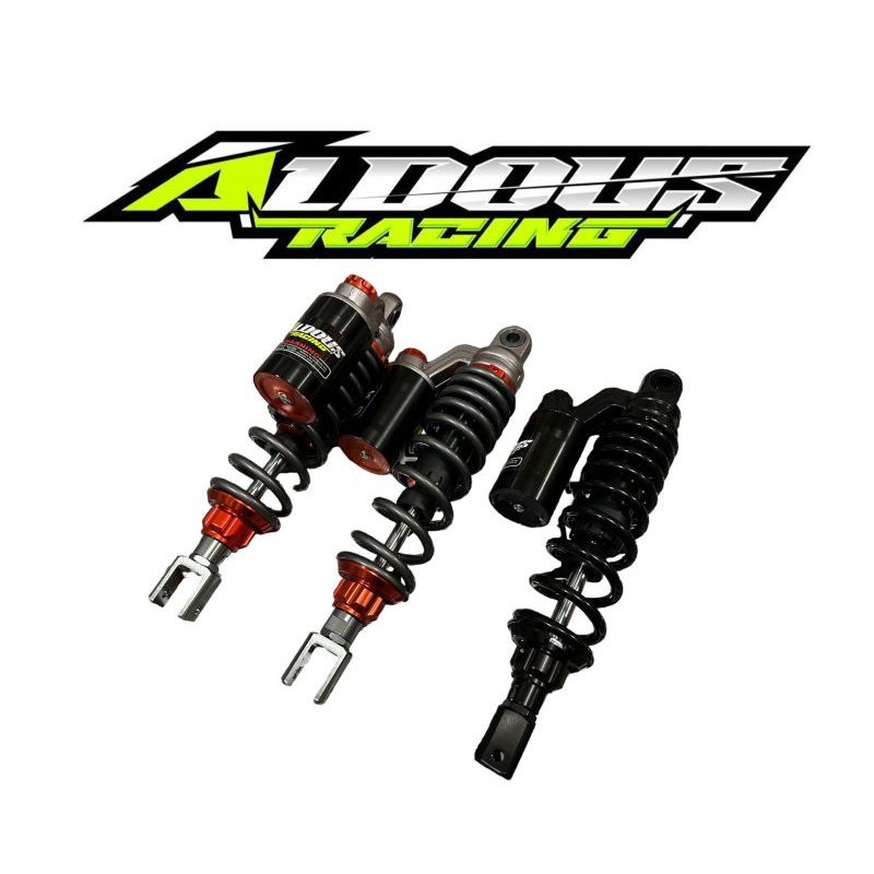 ALDOUS RACING Shockbreaker single tabung atas aldous racing metic 310mm &amp; 330mm vario mio beat soul gt mio j scopy dll