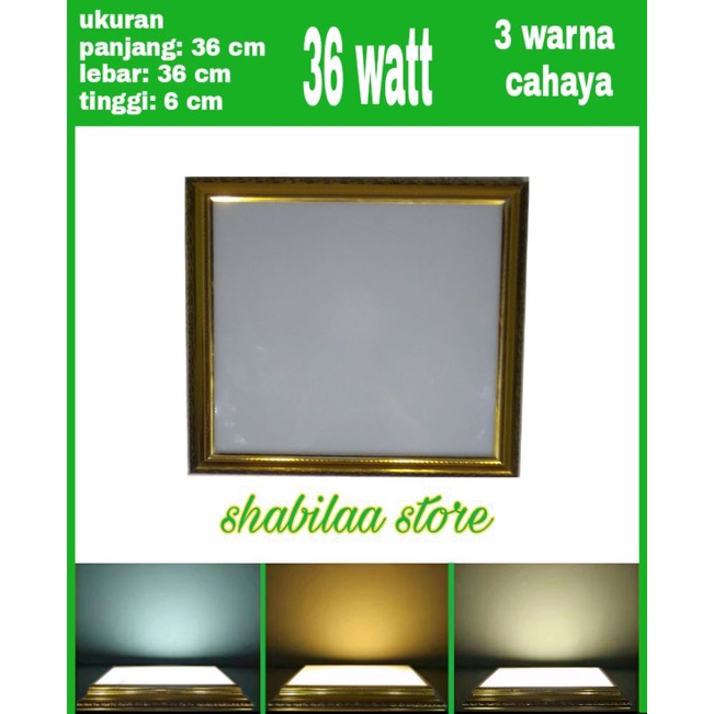 lampu plafon minimalis 3 warna