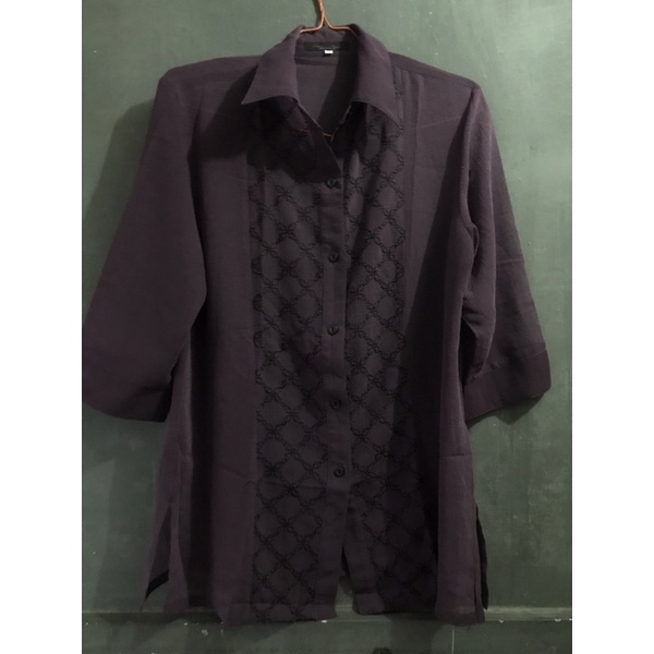Tunik Ungu Tua uk S-L (Preloved)