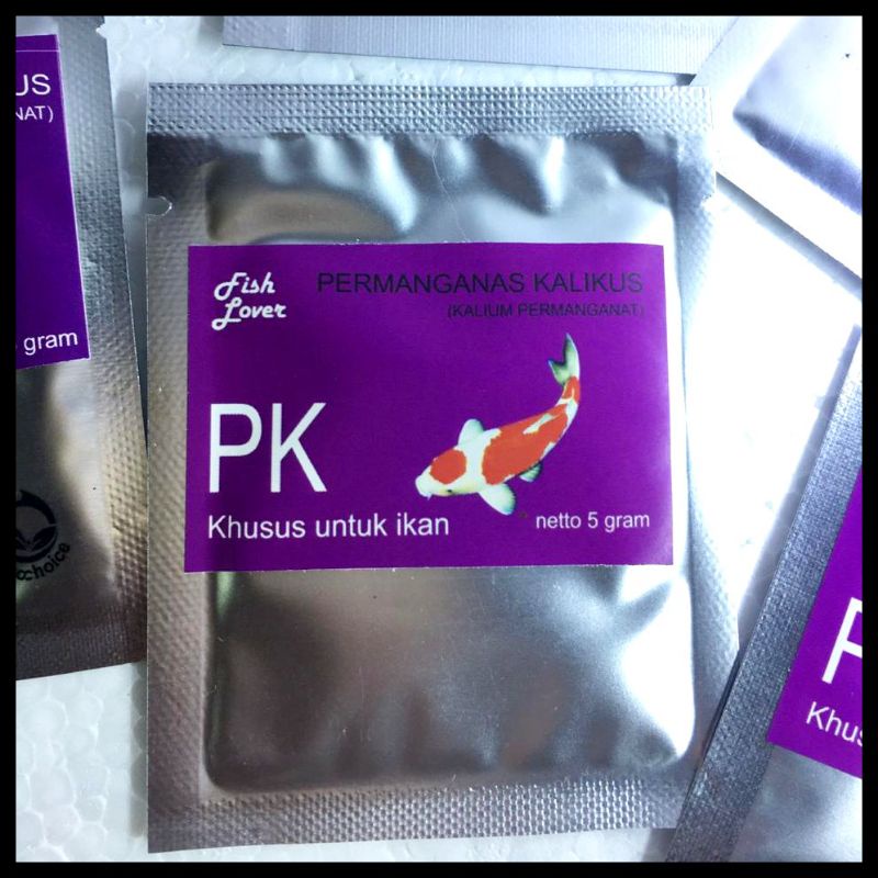 Obat Ikan Pk permanganas kalikus parasit jamur bakteri ikan hias