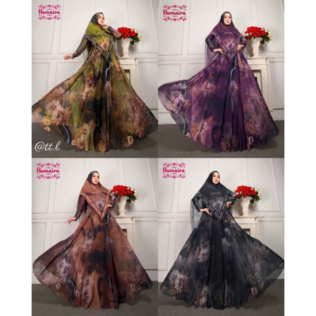 gamis set ramadhani syari series humaira hijab