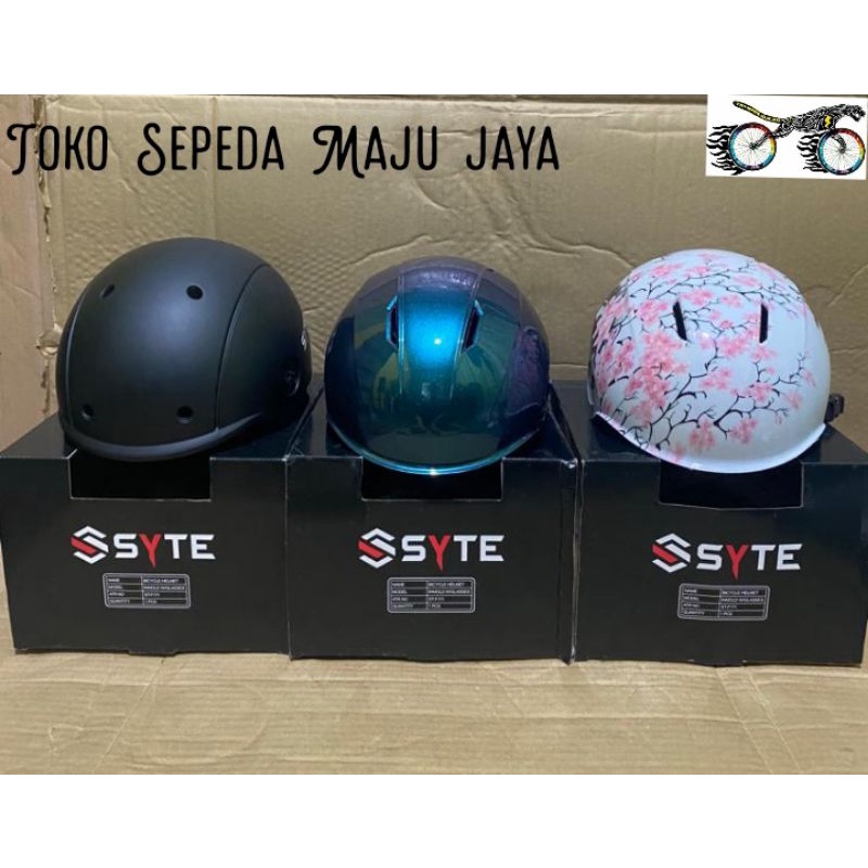 helm sepeda anak Dewasa For sepeda motor listrik otoped scooter listrik Commuter Bike merk SYTE half