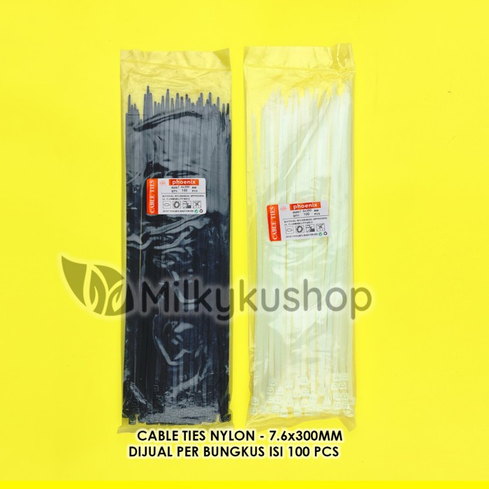 

Terlaris Cable Ties Nylon Super 7.6 X 300 Mm Kabel Tis
