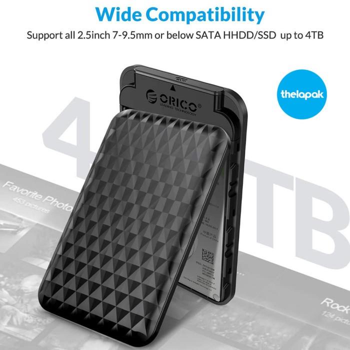 Casing Hardisk External Orico 2520C3 2.5 Sata Usb Type-C Hdd Enclosure