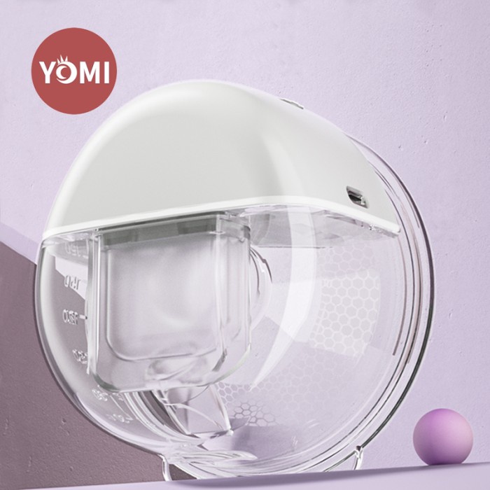 Terlaris Yomi-Handsfree Wireless Electric Breast Pump P199/ Wearable Pompa Asi