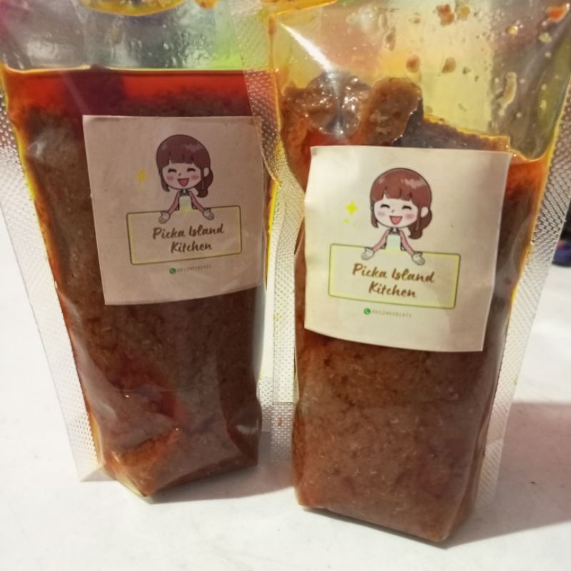 

Rendang Daging Sapi Hanbang Merah Non Santan Khas Banjar