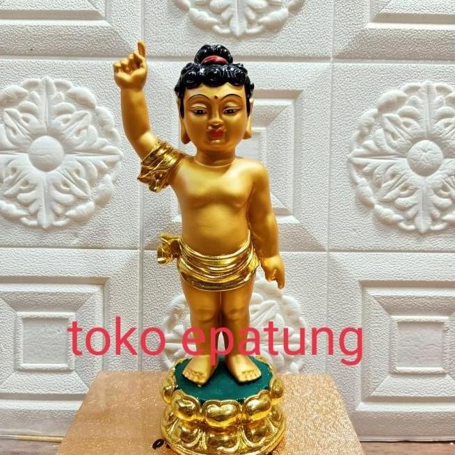 PATUNG BUDDHA DISKON PATUNG BUDDHA KECIL / BUDDHA BERDIRI / YIFO / YI FO - FIBER - EL09I09A82L