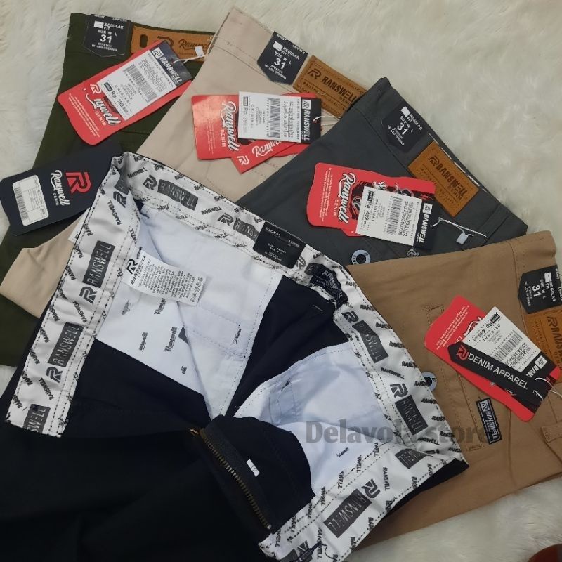 CELANA PANJANG PRIA CHINO RANSWELL LIMITED EDITION