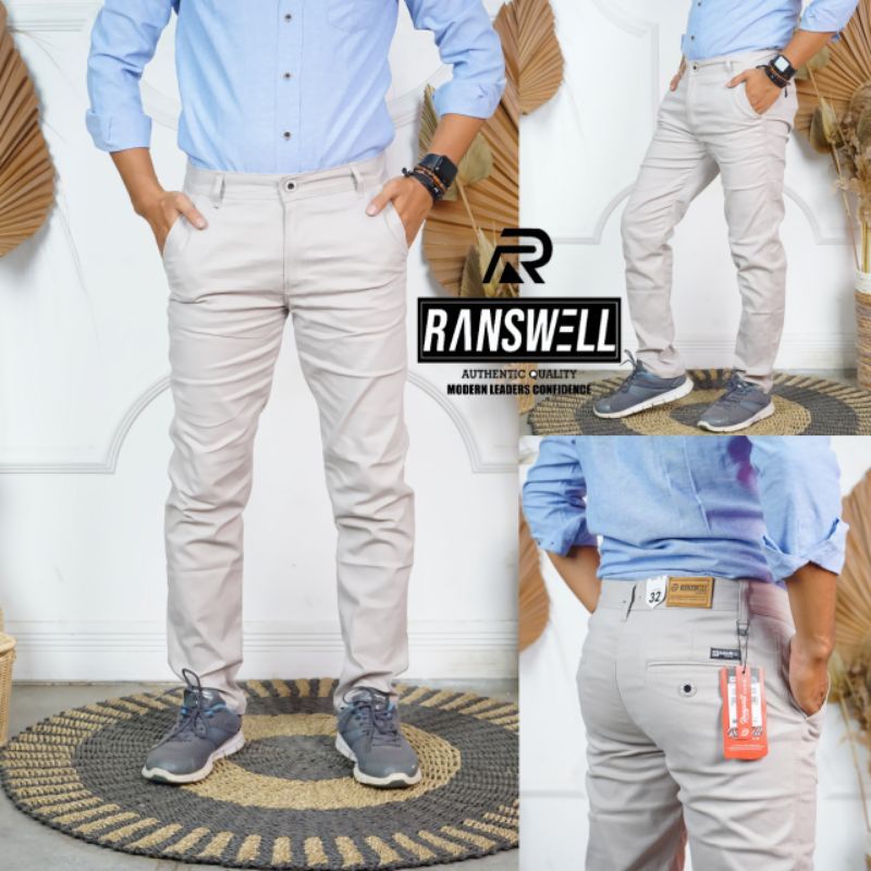 CELANA PANJANG PRIA CHINO RANSWELL LIMITED EDITION