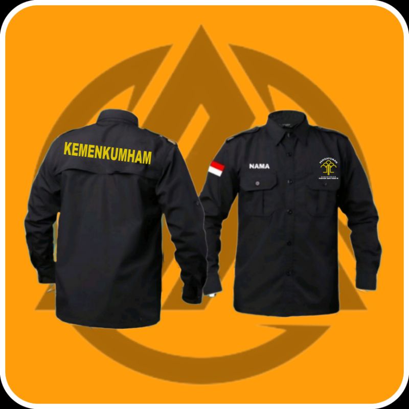 KEMEJA PDL KEMENKUMHAM TERBARU//KEMEJA KEMENKUMHAM