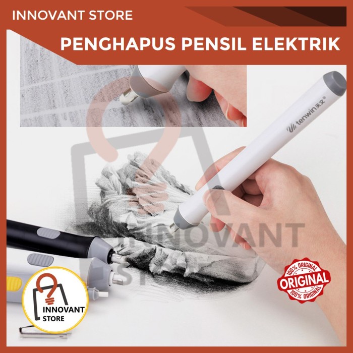 

Electric Eraser Penghapus Pensil Elektrik Otomatis Refill Tenwin