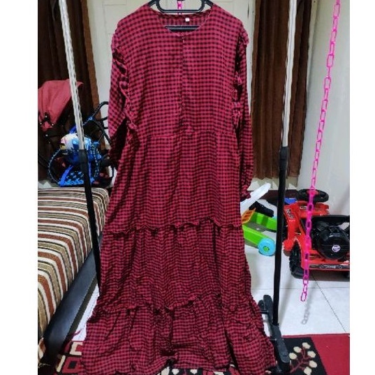 GAMIS KOTAK SUPER JUMBO OVERSIZE BRAND MYPLUSSIZE MARON