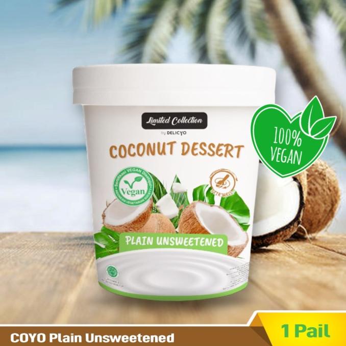 

Delicyo Vegan Coconut Yogurt / Yogurt Kelapa Vegan Unsweetened