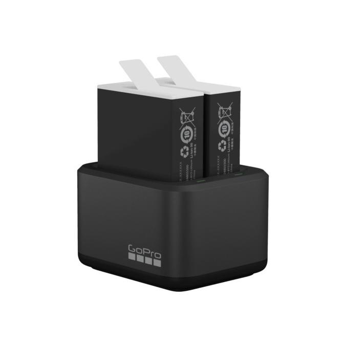 Gopro Dual Charger + Enduro Battery Original Hero 9/10/11 Hero11 Black
