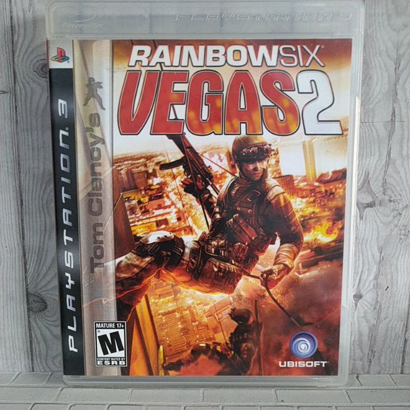 BD CD KASET ORIGINAL PS3 TOM CLANCYS RAINBOW SIX VEGAS 2 Usa Bahasa Inggris Lengkap manual book