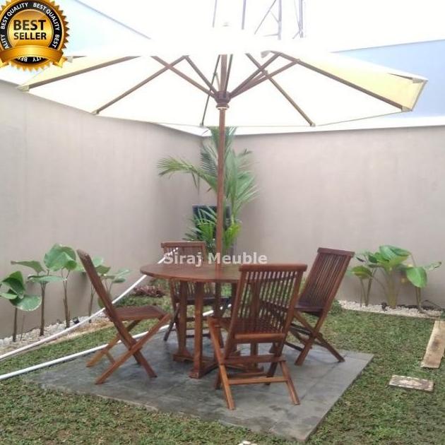 Set Meja Payung Outdour Meja Payung Taman Tenda Payung Cafe