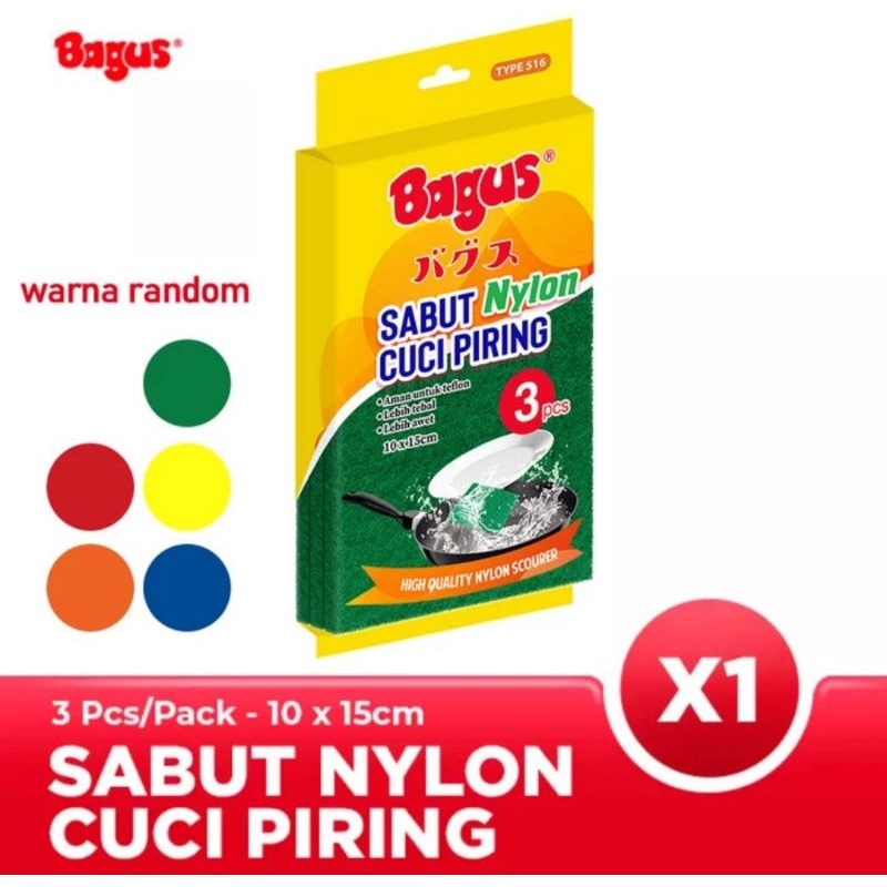 Bagus Sabut Cuci Piring Nylon type 516