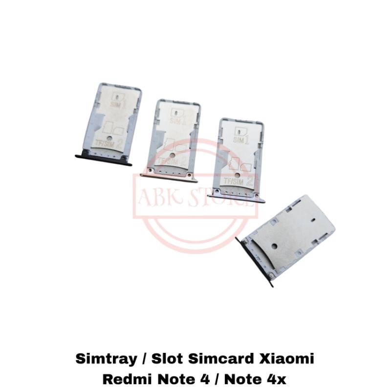 SIMTRAY SIMLOCK SLOT SIM XIAOMI REDMI NOTE 4 / NOTE 4X TEMPAT KARTU SIMCARD