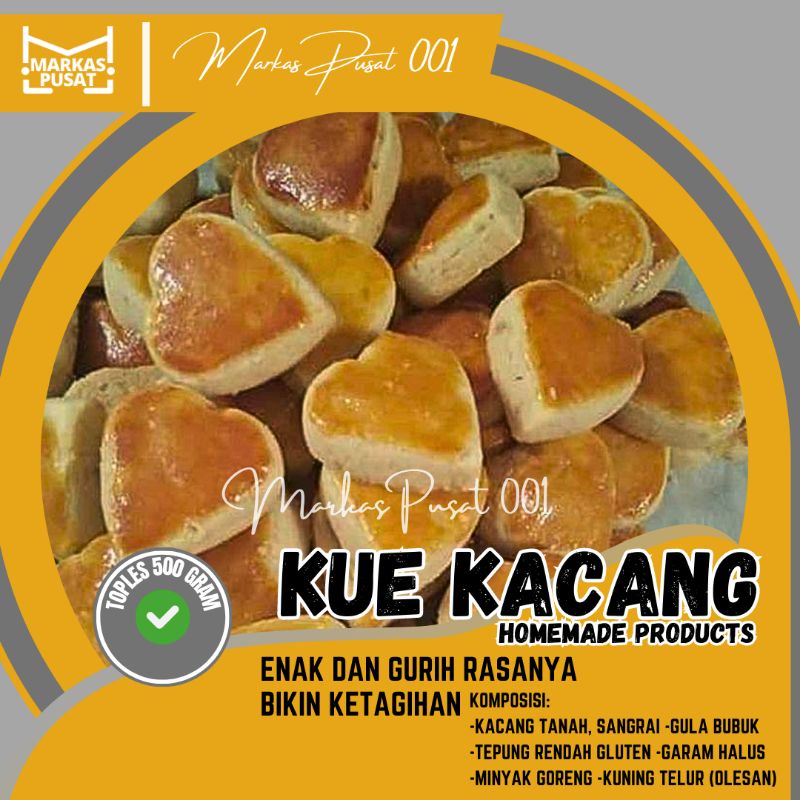 

Kue kacang 500gr peanut butter cookies kue kering lebaran homemade