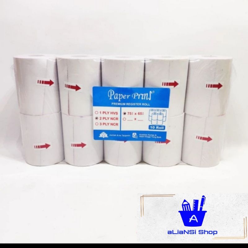 

Kertas Strook HVS Uk. 75 x 65 (2 PLY NCR) - merk PAPERPRYNS