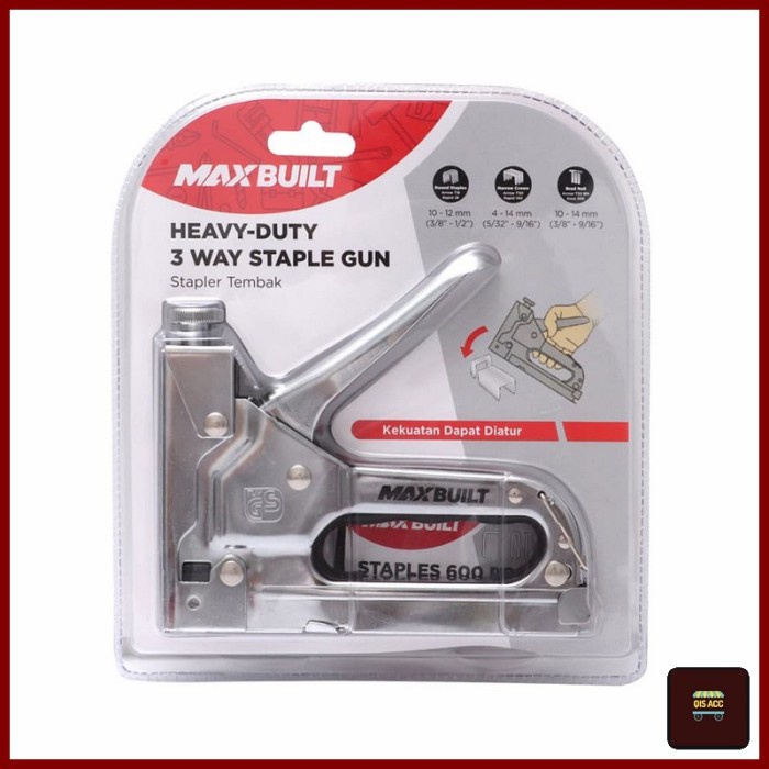 

MAXBUILT Staples Tembak / Step Gun 4-14 Mm 3 In 1