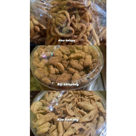 

KUE LEBARAN/AKAR KELAPA/BIJI KETAPANG/KUE BAWANG