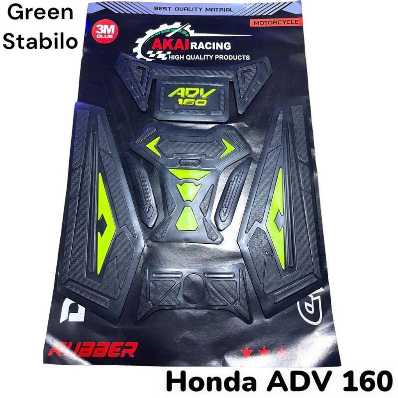 Tankpad Honda Adv 160 Deckpad Honda ADV 160 Protector Cover Pelindung Kaki anak dasbor/Bensin Bahan Karet Berkualitas Free Double Tape 3m