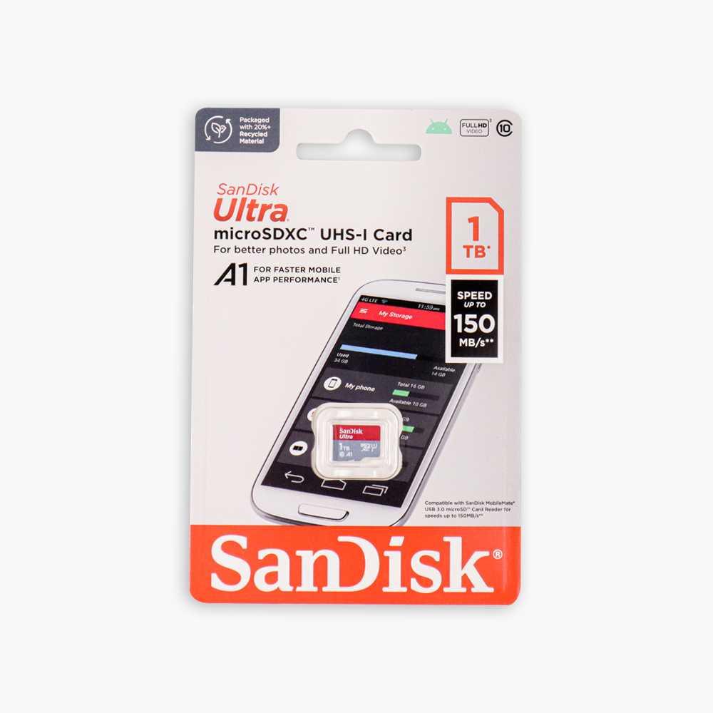 Ultra microSDXC Card UHS-I Class 10 A1 (150MB/s) DSQUAC