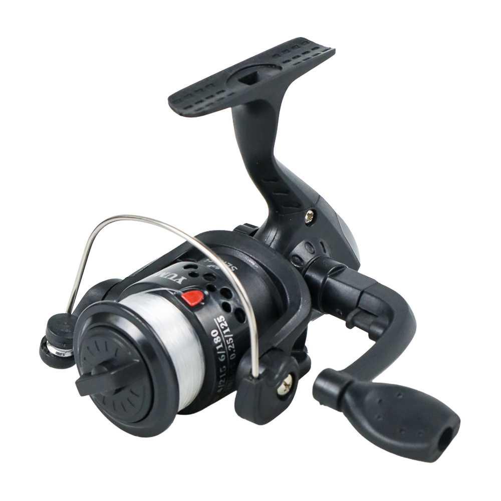 YUMOSHI Gulungan Pancing Fishing Reel 3+1 Ball Bearing 5.2:1 L200