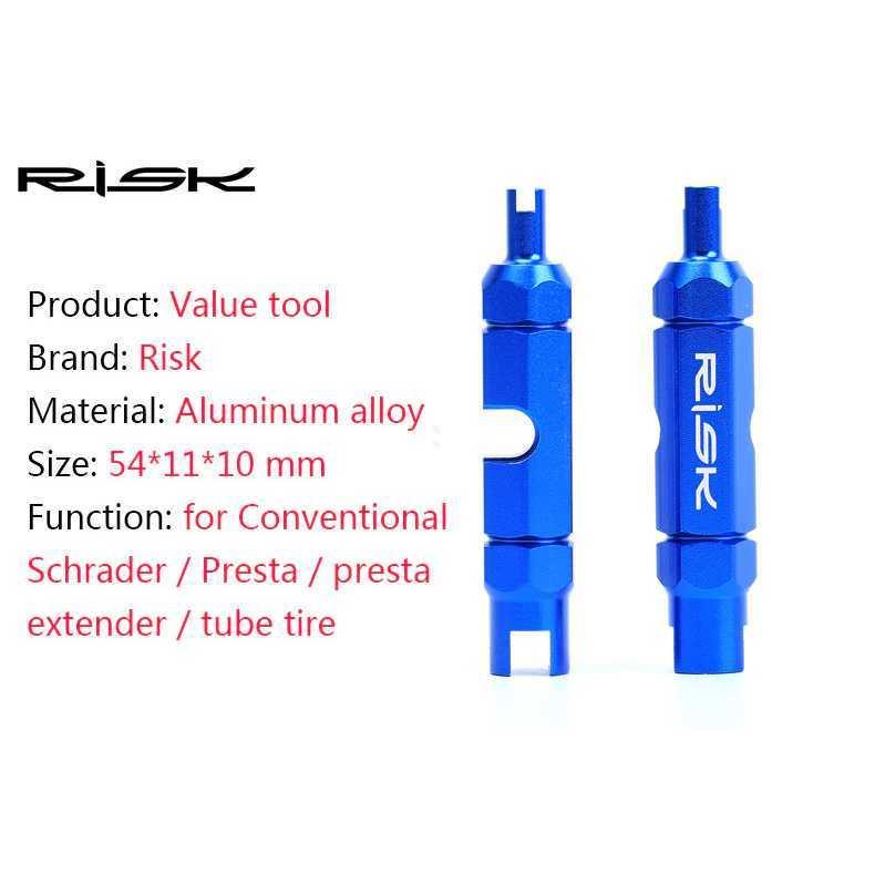 RISK Kunci Pas Sepeda 3in1 Bike Valve Wrench Schrader Presta - RL301