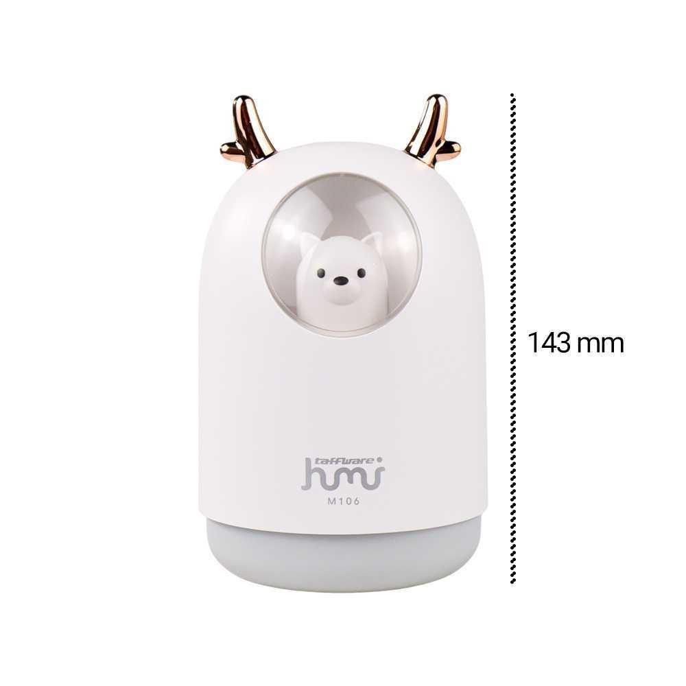 Taffware Air Humidifier Ultrasonic RGB Pet Design 300ml HUMI M106 Diffuser Aromatherapy Aromaterapi Humidifier Diffuser Aromaterapi Dehumidifier Diffuser Humidifier Humidifier Diffuser Humidifier Bayi Flu Dan Batuk Air Humidifier Aromatherapy Difuser Humi