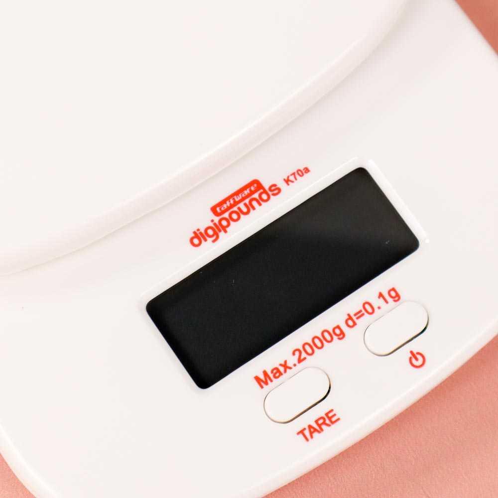 Taffware Digipounds Timbangan Dapur Mini Digital 2kg Akurasi 0.1g K70a